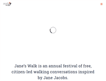 Tablet Screenshot of janeswalk.org